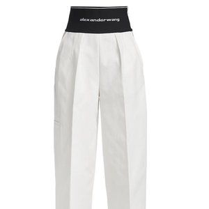 Alexander Wang Banded Logo Waist Trousers
